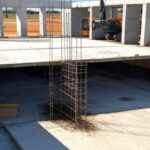 Canteiro de obras da UPA do Guará com concretagem da laje e investimento do GDF de R$ 17,2 milhões.