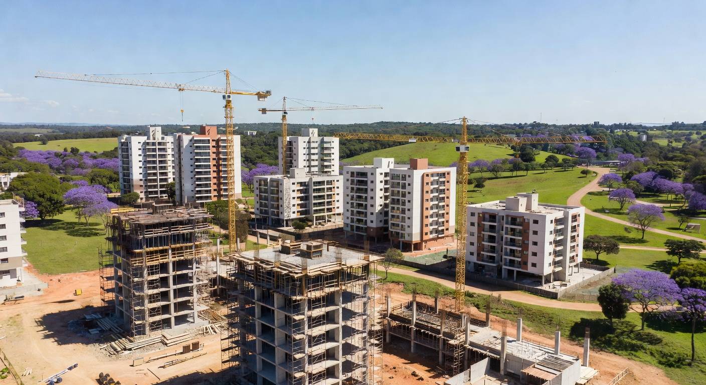 Complexo residencial Reserva do Parque com 7 mil apartamentos em Brasília, investimento de R$ 1 bi pelo GDF.