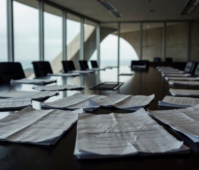 Edifício da CLDF em Brasília durante reunião tensa sobre irregularidades no BRB.
