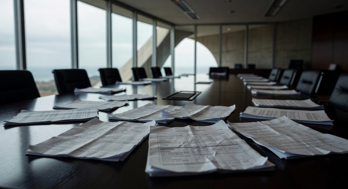 Edifício da CLDF em Brasília durante reunião tensa sobre irregularidades no BRB.