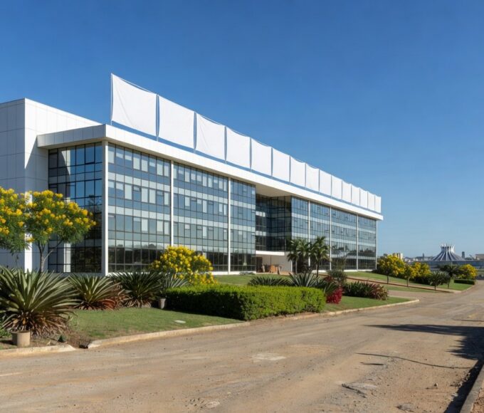 Edifício do Polo Israel Pinheiro em Candangolândia, inaugurado pelo GDF para qualificação profissional.