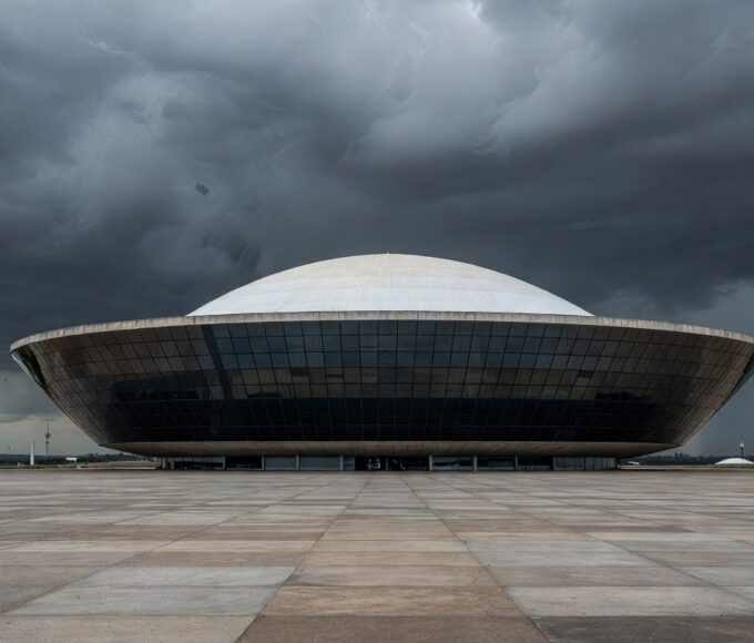 Edifício da Câmara Legislativa do DF em Brasília sob céu nublado, representando anúncio do Prêmio Marielle Franco e críticas por falhas no combate à violência.
