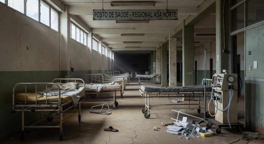 Hospital público em Brasília com sinais de negligência no tratamento de doenças raras.