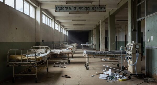 Hospital público em Brasília com sinais de negligência no tratamento de doenças raras.