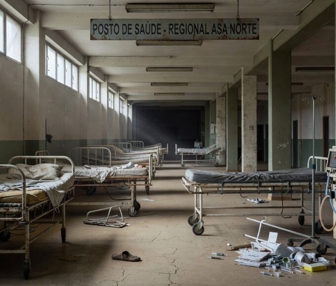 Hospital público em Brasília com sinais de negligência no tratamento de doenças raras.