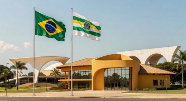 Centro comunitário em Brasília simbolizando programa de fortalecimento de laços para famílias vulneráveis.