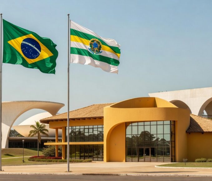 Centro comunitário em Brasília simbolizando programa de fortalecimento de laços para famílias vulneráveis.