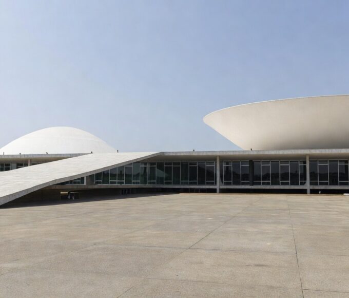 Fachada da Câmara Legislativa do Distrito Federal em Brasília