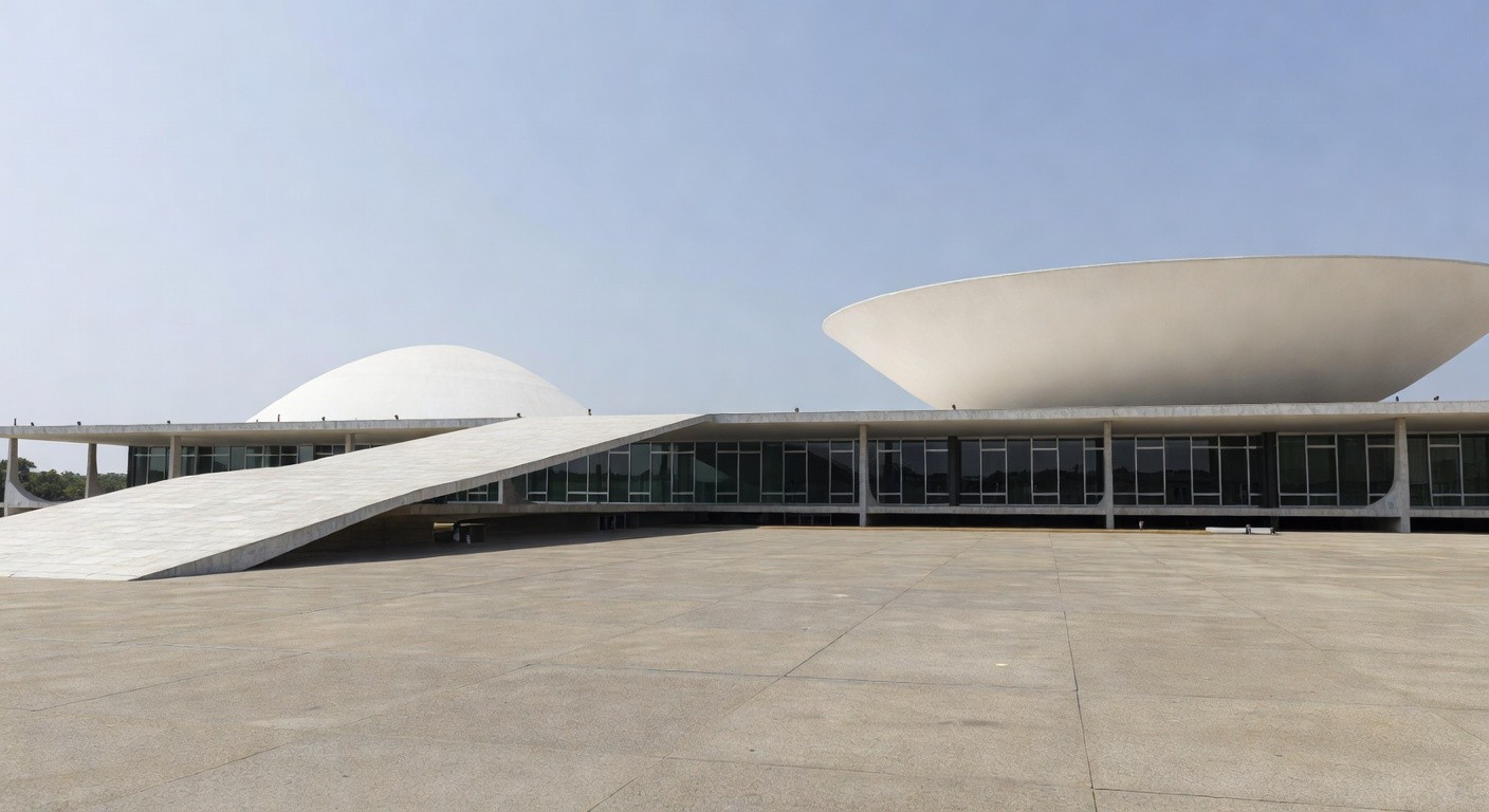 Fachada da Câmara Legislativa do Distrito Federal em Brasília