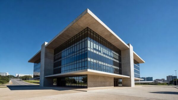 Sede do BRB em Brasília representando reestruturação com empréstimo de R$ 6,6 bi