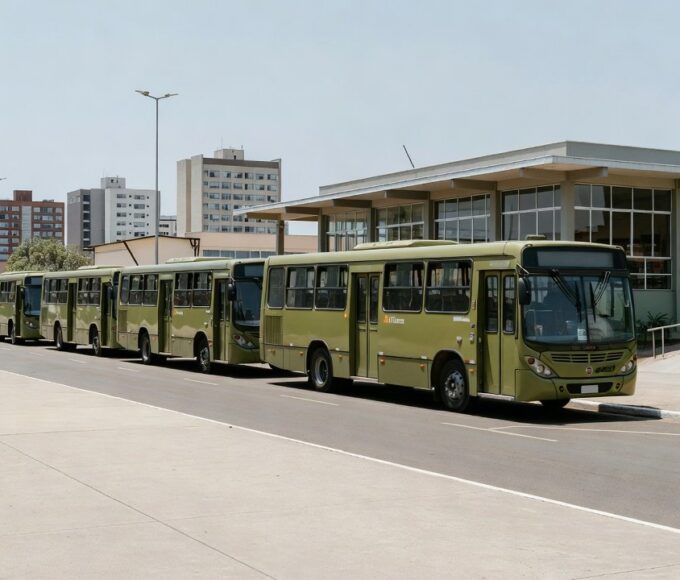Ônibus de transporte gratuito para restaurantes comunitários no DF