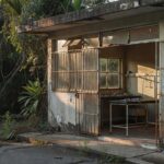 Hospital público vazio no DF simbolizando crise crônica do SUS