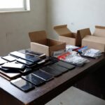 Apreensão de iPhones sem nota fiscal pela PM-DF no Gama
