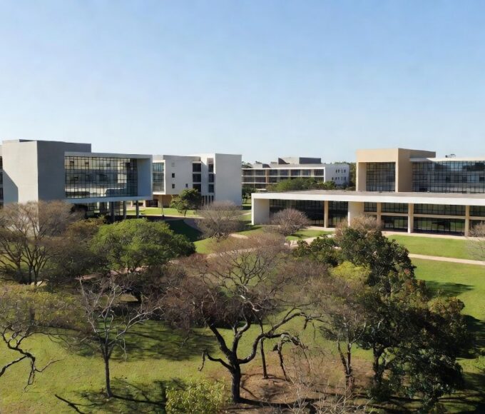 Campus da UnDF em Brasília representando inscrições para vagas remanescentes