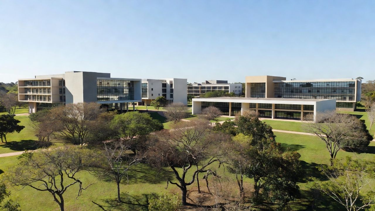 Campus da UnDF em Brasília representando inscrições para vagas remanescentes
