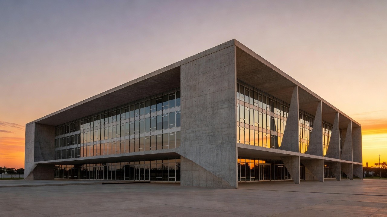 Prédio governamental em Brasília representando rede de proteção a crianças e adolescentes