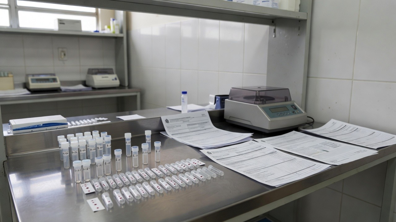 Laboratório com equipamentos do teste do pezinho ampliado no Distrito Federal