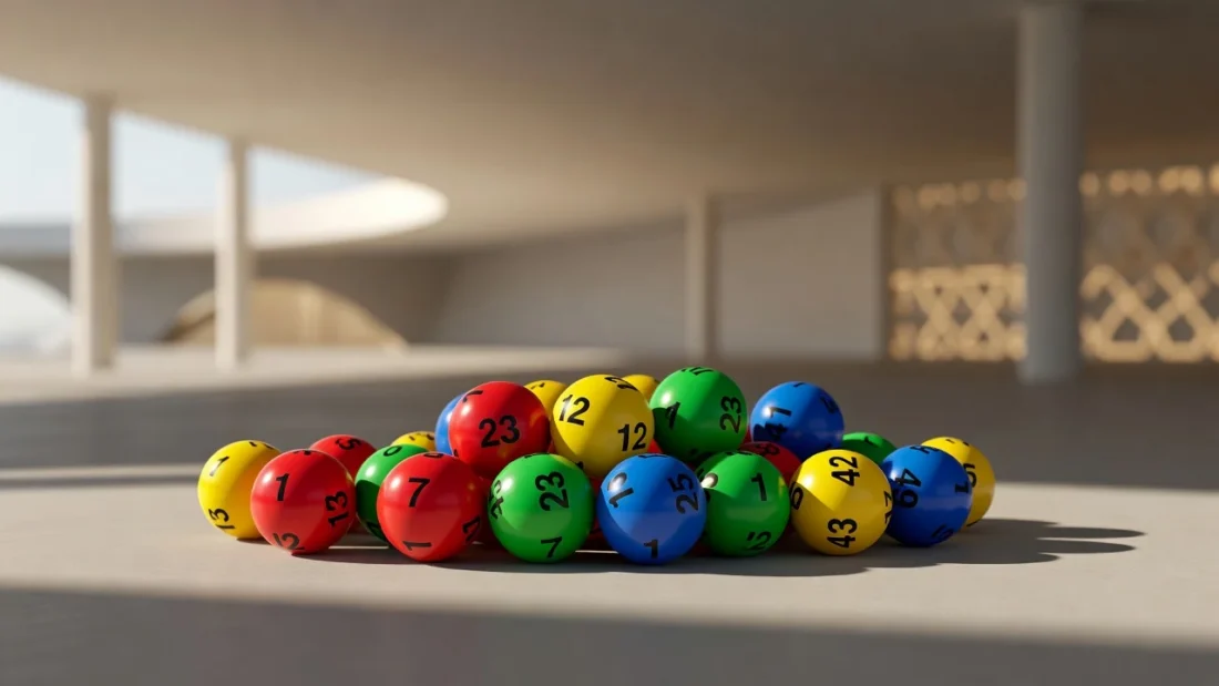 Bolas de loteria Timemania com prêmio acumulado em sorteio brasileiro