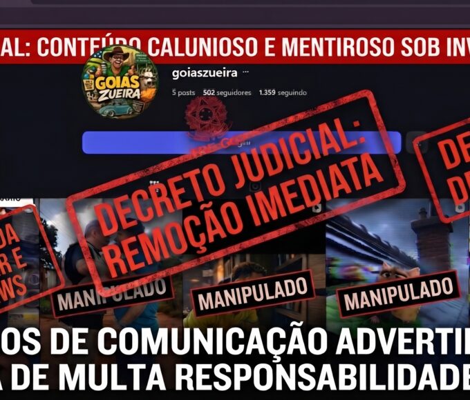 Justiça Eleitoral determina remoção de deepfakes contra candidato Cristóvão Tormin em Goiás
