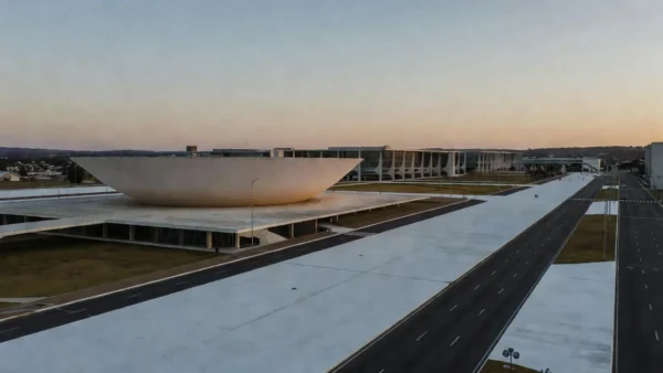 Prédio da Câmara Legislativa do DF em Brasília representando crise de sedentarismo