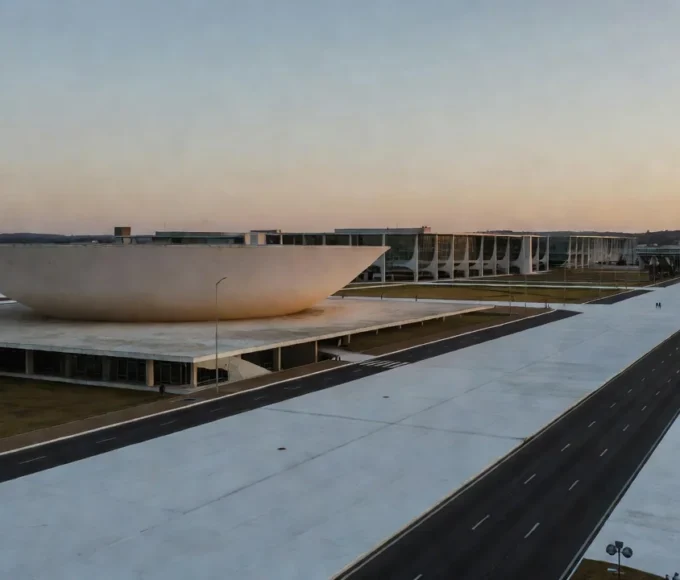 Prédio da Câmara Legislativa do DF em Brasília representando crise de sedentarismo