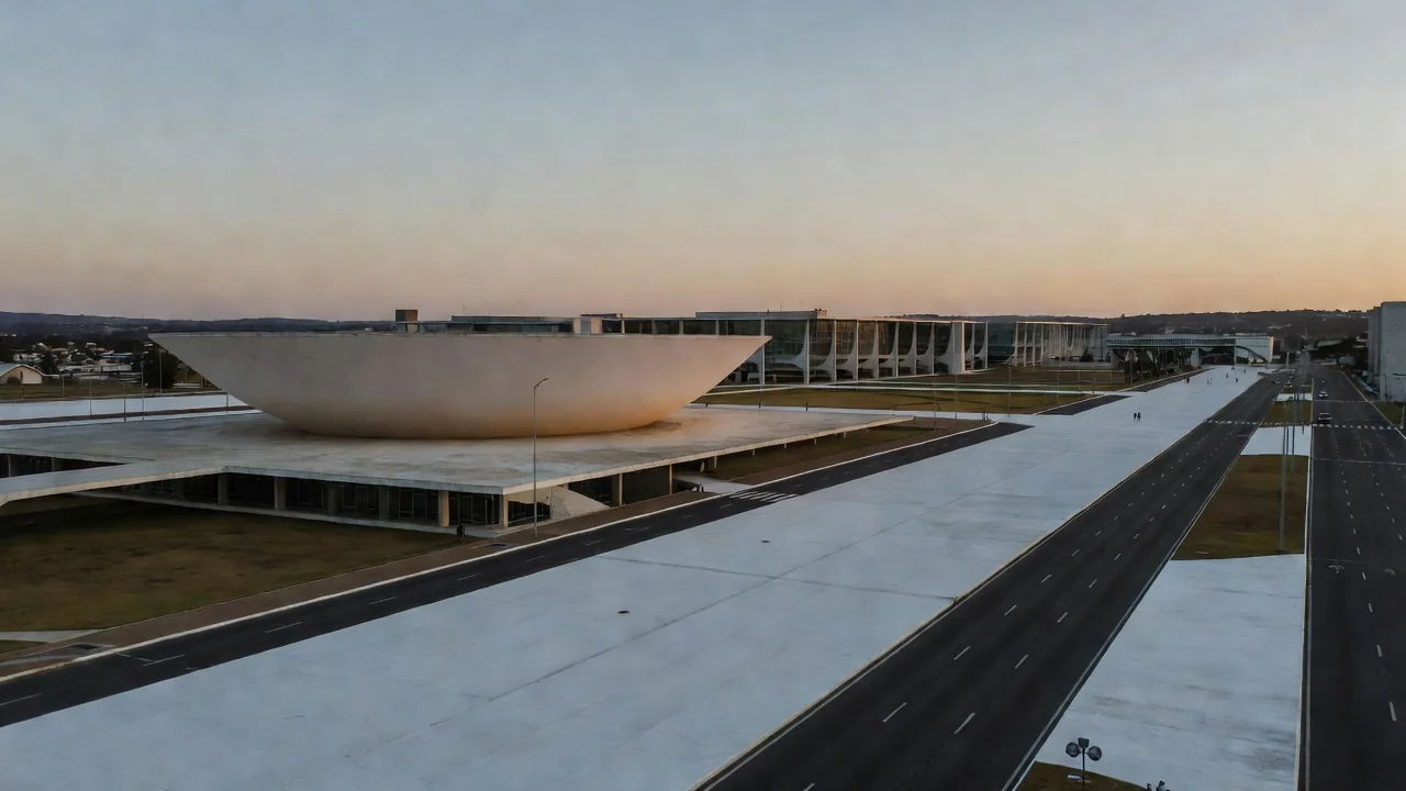 Prédio da Câmara Legislativa do DF em Brasília representando crise de sedentarismo
