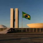 Congresso Nacional em Brasília simbolizando candidatura política no GDF