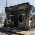 Comércio incendiado em Planaltina após incêndio criminoso