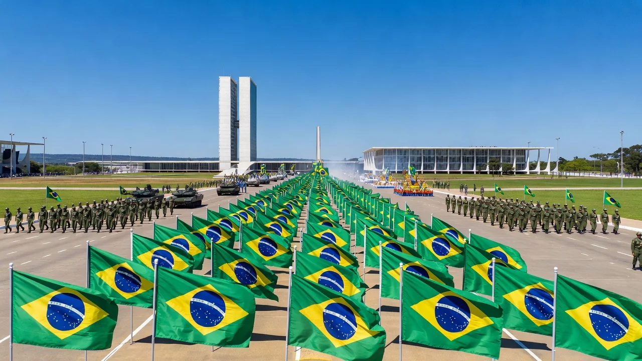 Desfile de 7 de Setembro em Brasília com restrições a drones