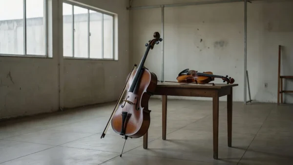 Televisão exibindo duo de flauta e violão ao vivo na TV Câmara